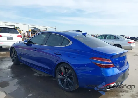 2022 Genesis G70 3.3T Rwd из США, поврежденный, VIN KMTG54TE0NU085650